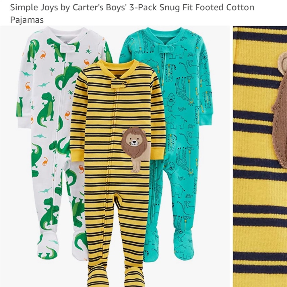 NWOT 18 month footie sleepers